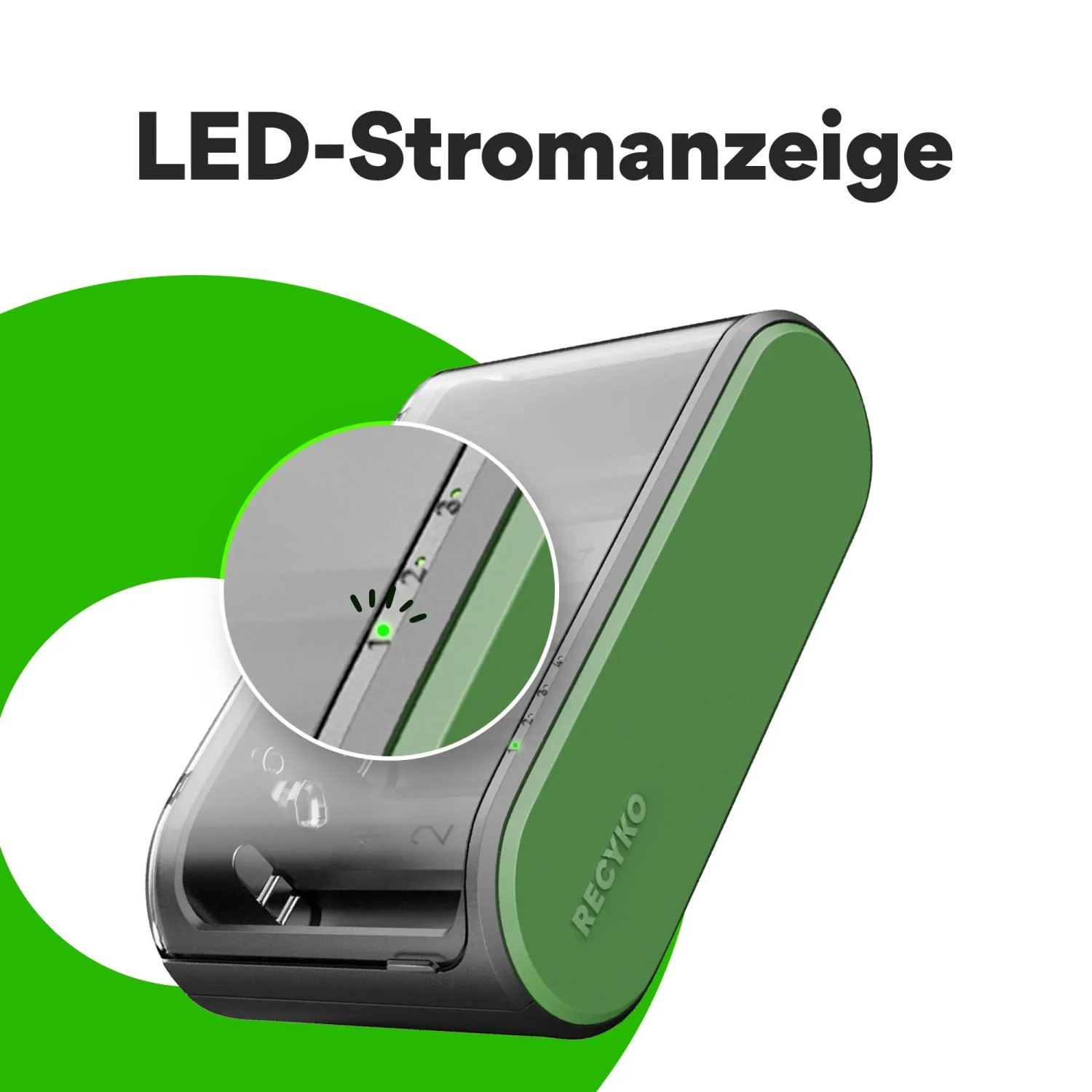 GP Akku-Ladegerät Universal B631 mit LED-Anzeige für AA, AAA, C, D und 9V Akkus.