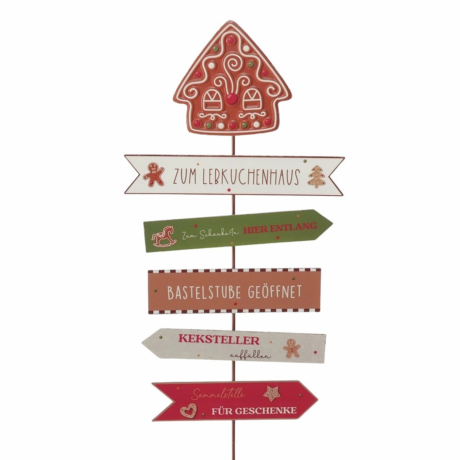 Boltze Haus-Gartenstab Ginger Rechteck 101 cm x 30 cm x 1 cm Mehrfarbig