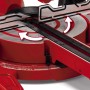 Detailaufnahme der Einhell TC-SM 216 Zug-Kapp-Gehrungssäge mit Winkeleinstellung.