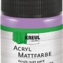 Kreul Acrylfarbe Matt Flieder, 50 ml, für Bastelarbeiten und Dekorationen.