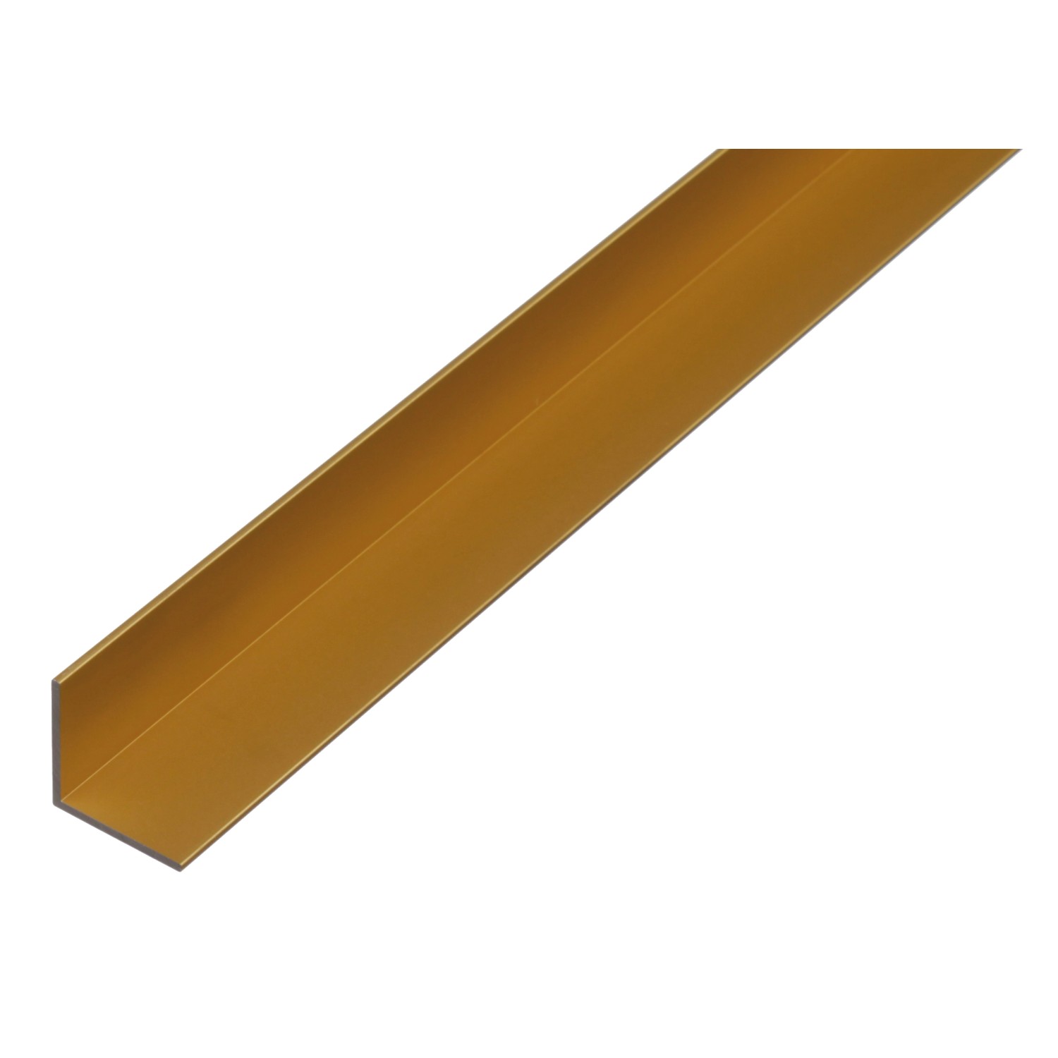Winkelprofil gleichschenklig Aluminium 10 mm x 10 mm x 1.000 mm Gold