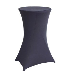 TRUTZHOLM Stehtisch Mit Anthraziter Husse Durchmesser 60cm Klappbar