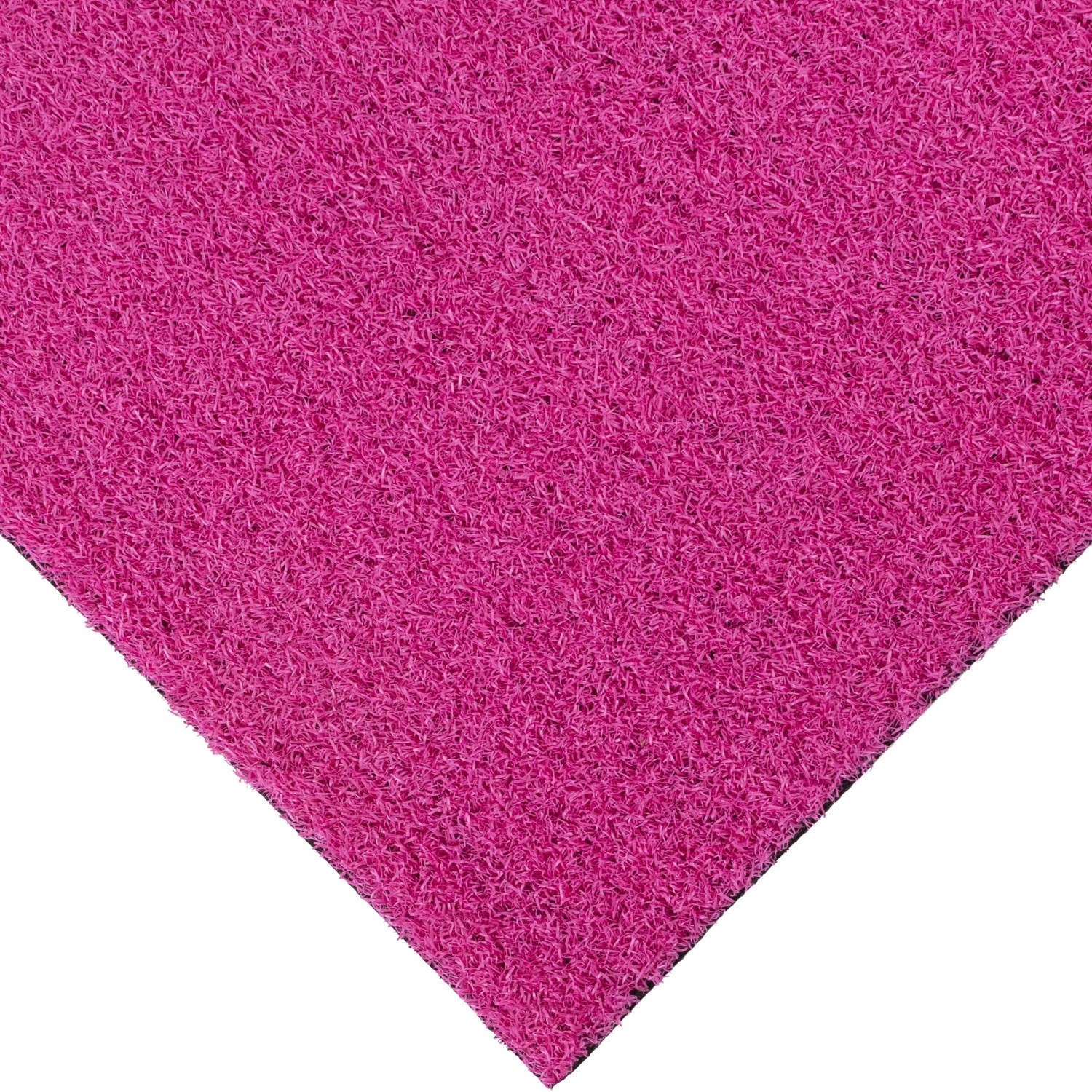 Pinker Primaflor Colorplay Kunstrasen für Balkon & Terrasse. UV-stabilisiert, wetterfest, strukturierte Oberfläche.
