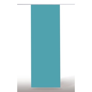 Bestlivings Flächenvorhang Ellen in Türkis. Moderner Fenstervorhang für Wohnzimmer, Schlafzimmer oder Kinderzimmer.