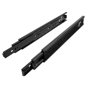 SOTECH Vollauszug 600mm, 45kg, schwarz, 1 Paar Schubkastenauszüge aus Stahl.