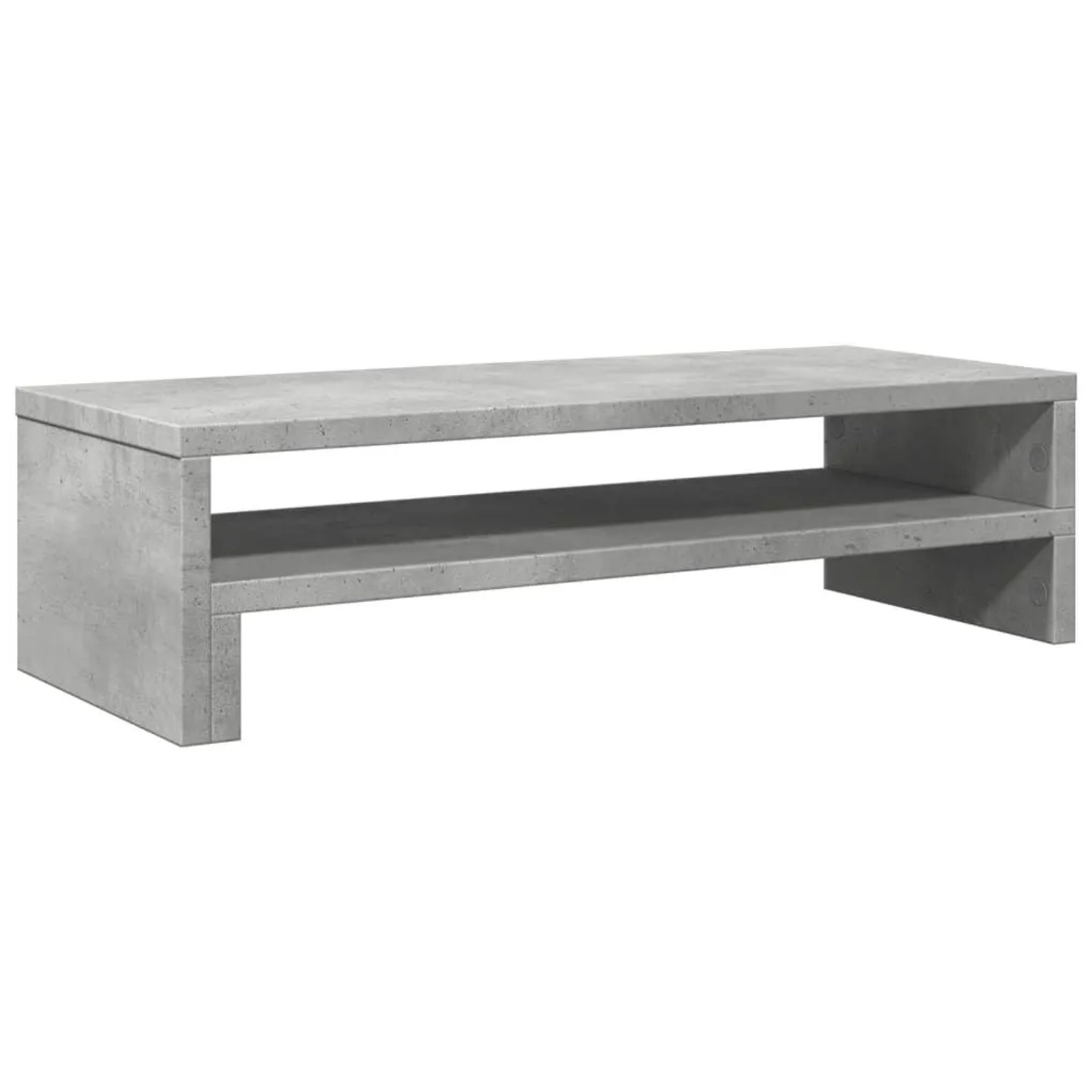 vidaXL Monitorständer Betongrau 54x22x15 cm Holzwerkstoff 854772