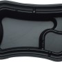 Schwarze Oase Teichschale PE 750 aus Kunststoff, ideal für den Gartenteich.