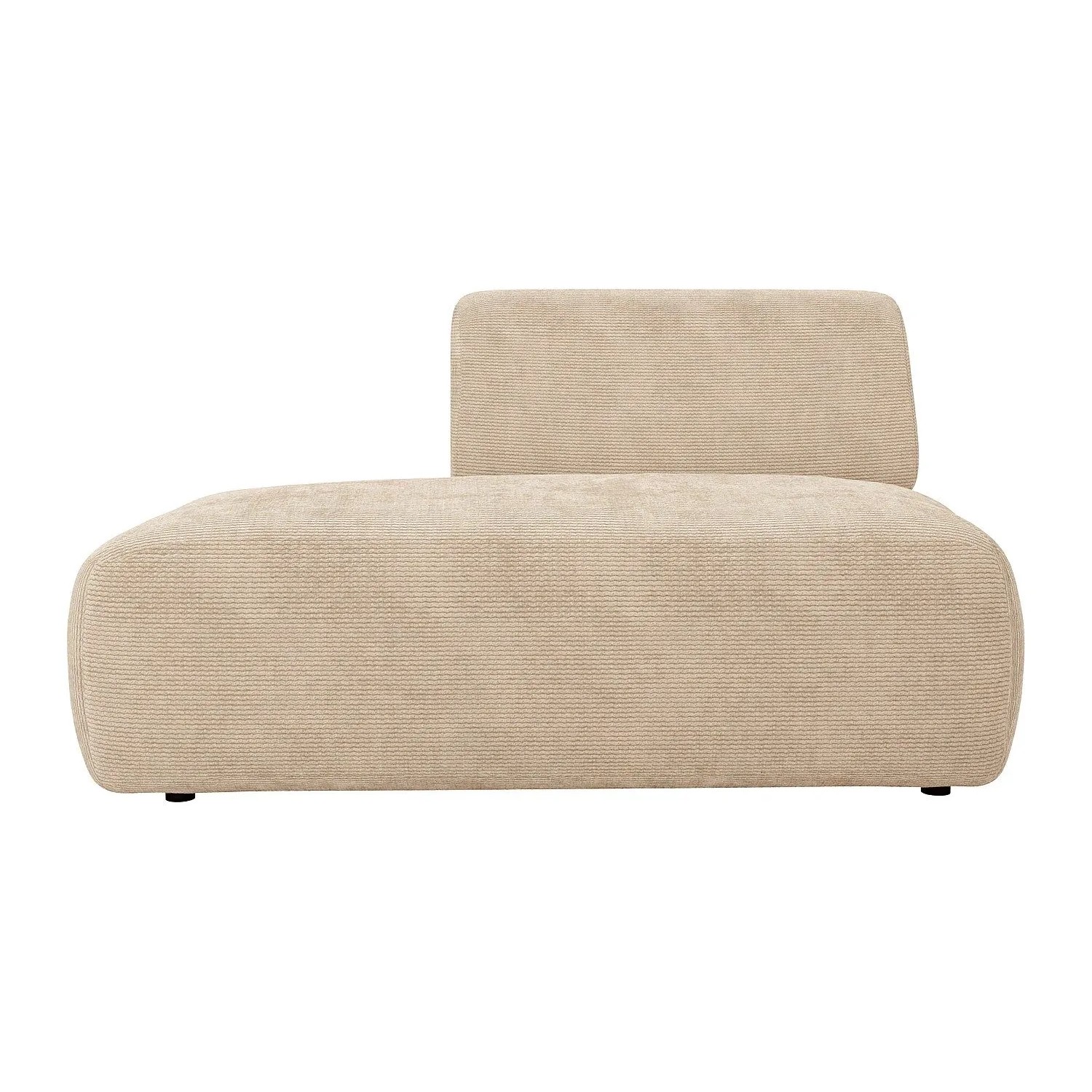 Vente-unique Recamiere Ohne Schlaffunktion Pogni Beige 130 cm