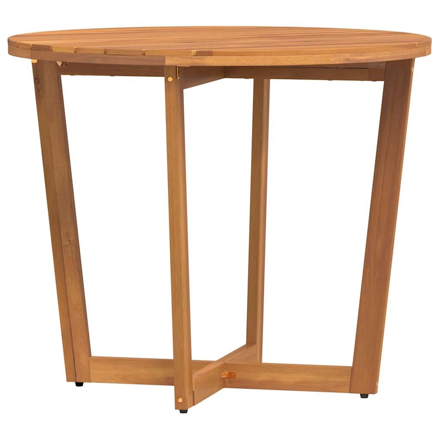 vidaXL Garten-Esstisch Rund Ø90x75 cm Massivholz Akazie 4108134 günstig online kaufen