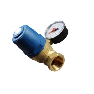 Emmeti Druckminderer DN20 3/4 Zoll Serie mit Manometer Einstellbereich 1-6 bar