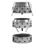 Petromax Atago Grill-Set, 2-teilig, Edelstahl, in verschiedenen Aufbaustufen.