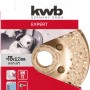kwb Schleifteller, hartmetallbestreut, Ø 11,5 cm, grob. Zubehör für Winkelschleifer.