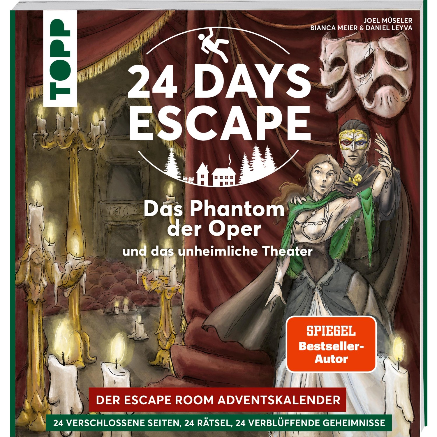24 DAYS ESCAPE - Der Escape Room Adventskalender: Das Phantom der Oper und das unheimliche Theater