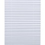 Weißes Gardinia EasyFix Plissee 70x130 cm mit zwei Bedienschienen für Fenster.