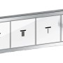 Hansgrohe RainSelect Thermostat Unterputz, weiß/chrom für 4 Verbraucher.