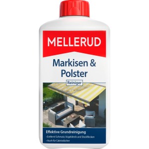 Mellerud Markisen- und Polsterreiniger 1l Flasche zur Reinigung von Markisen, Polstern und Sonnenschirmen.
