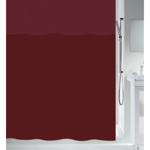 Spirella Duschvorhang Urbanko, 120x200 cm, rot, aus Polyester.