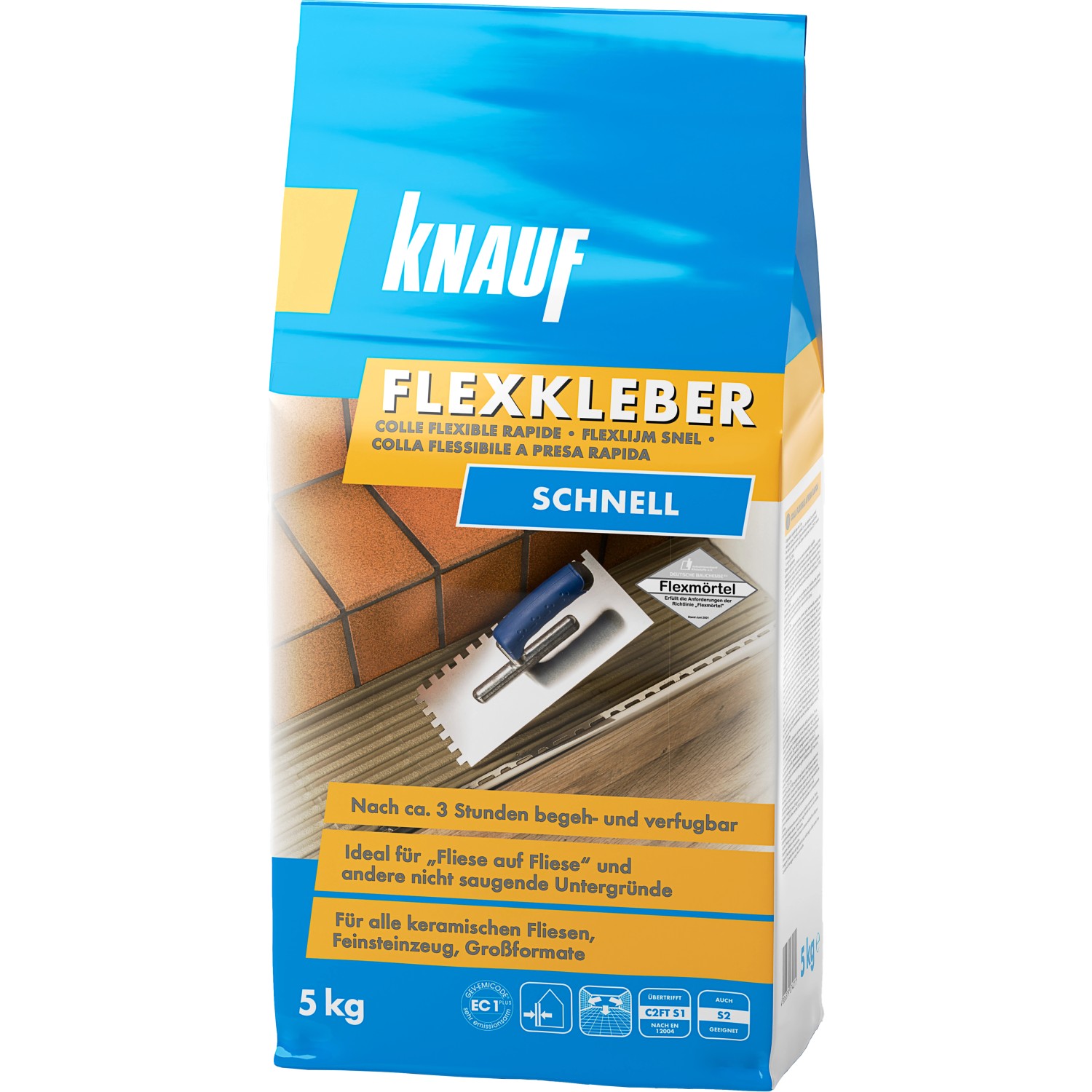 Knauf Flexkleber Schnell Grau 5 kg