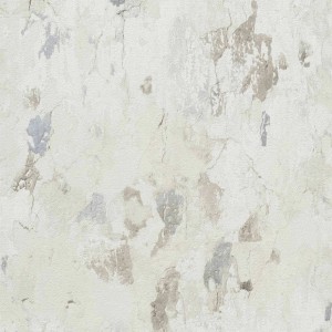 Helle Vlies Tapete in Beton Optik mit Used Look für Wohnzimmer und Schlafzimmer.