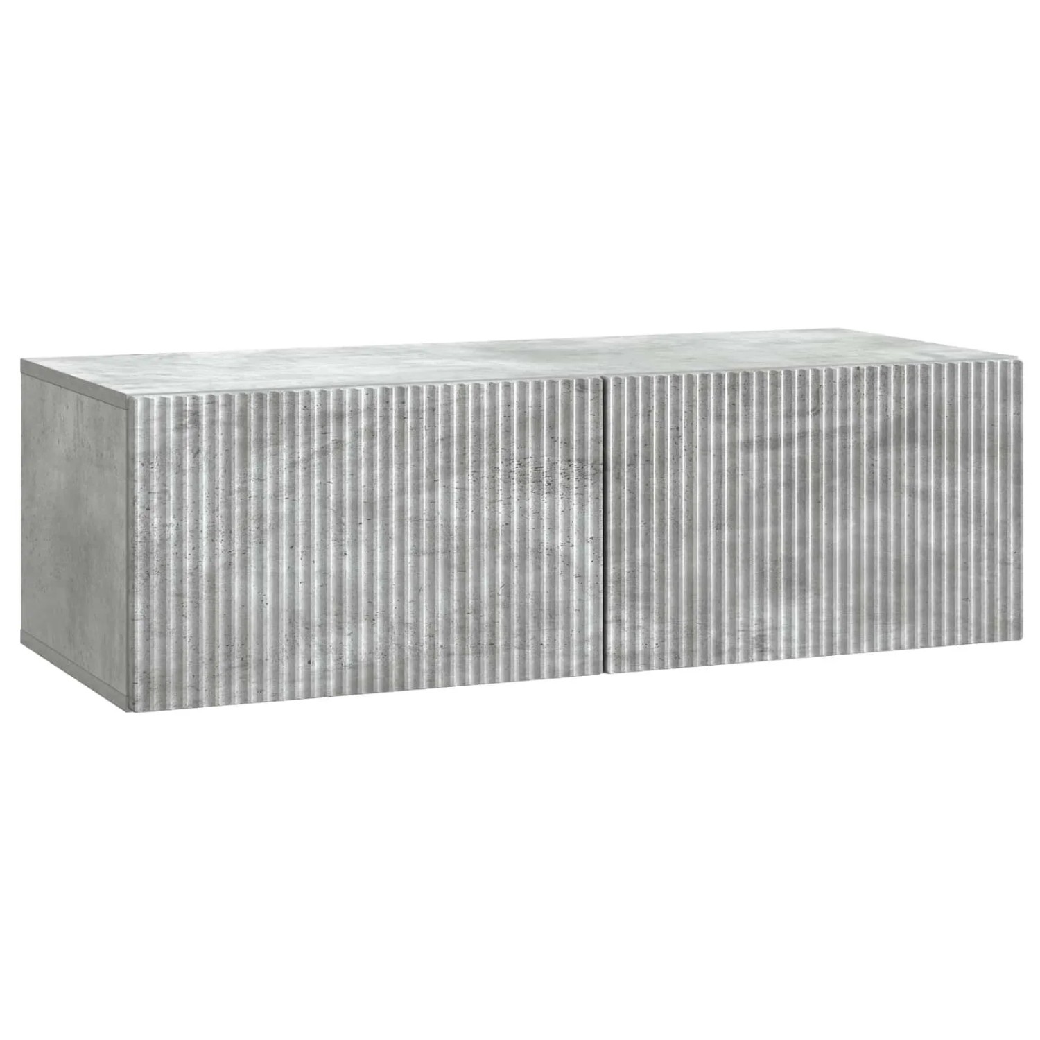 vidaXL Wandmontierter TV-Schrank Betongrau 98 x 41 x 30 cm 898528