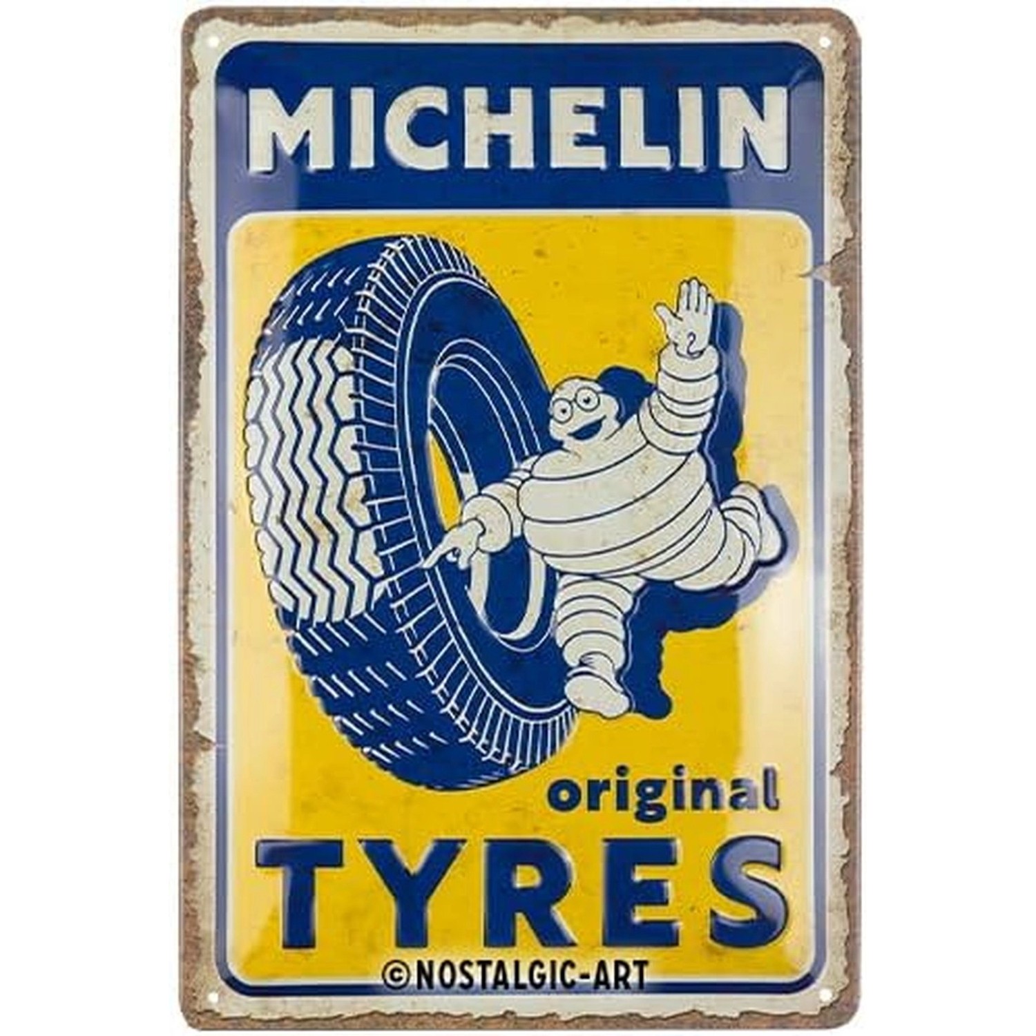 Nostalgic-Art Blechschild 20 x 30cm - Michelin - Original Tyres günstig online kaufen