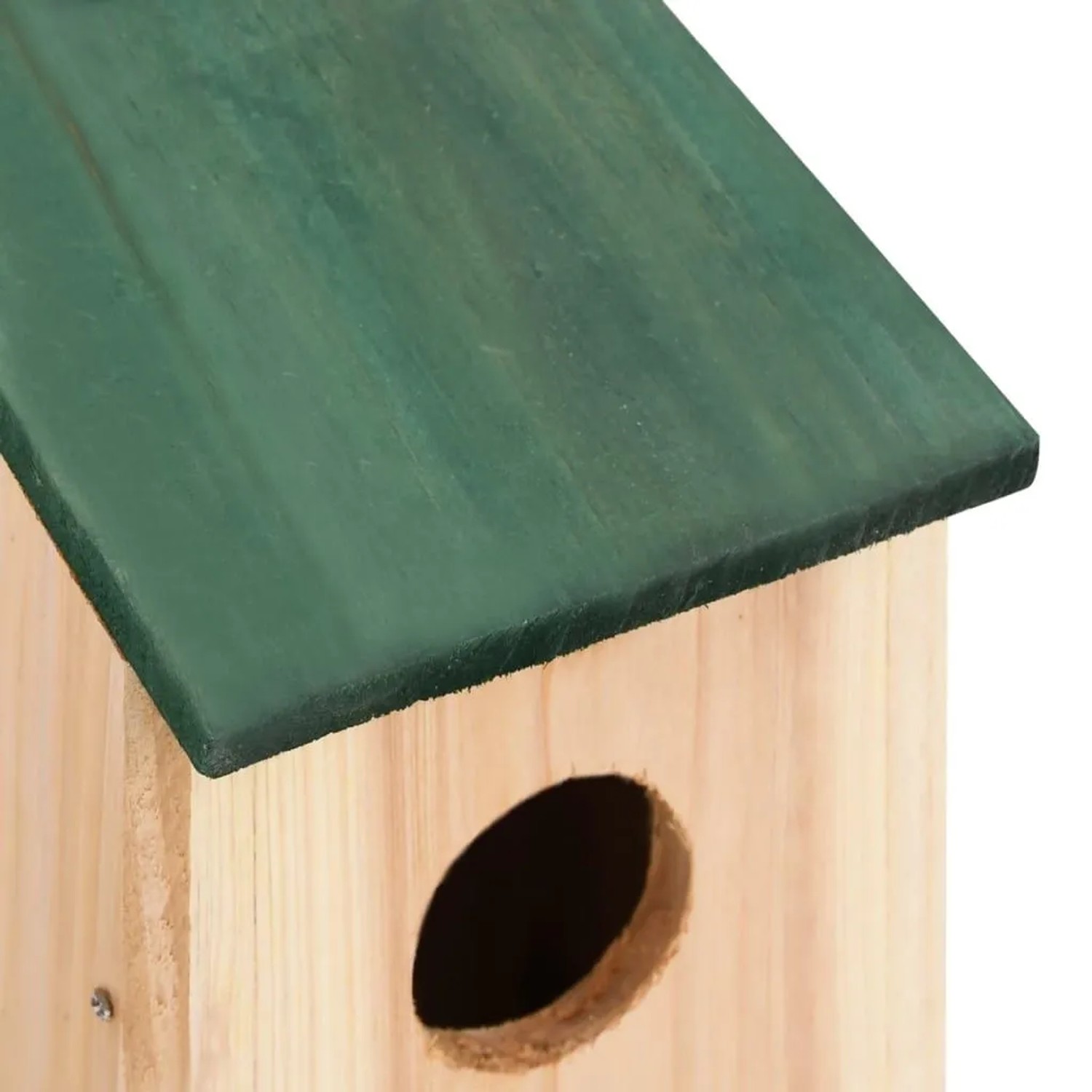 DELUKE Vogelhaus Zum Aufhängen 4er Set Nistkasten Für Wildvögel Vogelvilla Aus Holz Baumvogelhaus Holz-Vogelhaus_7