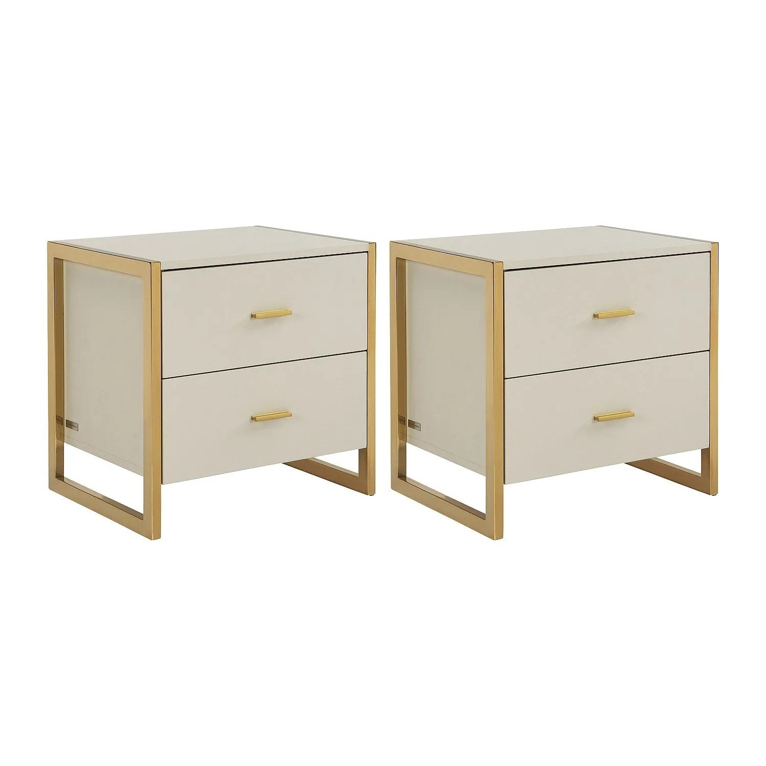 Vente-unique Nachttisch Ombrelia Beige 50 cm
