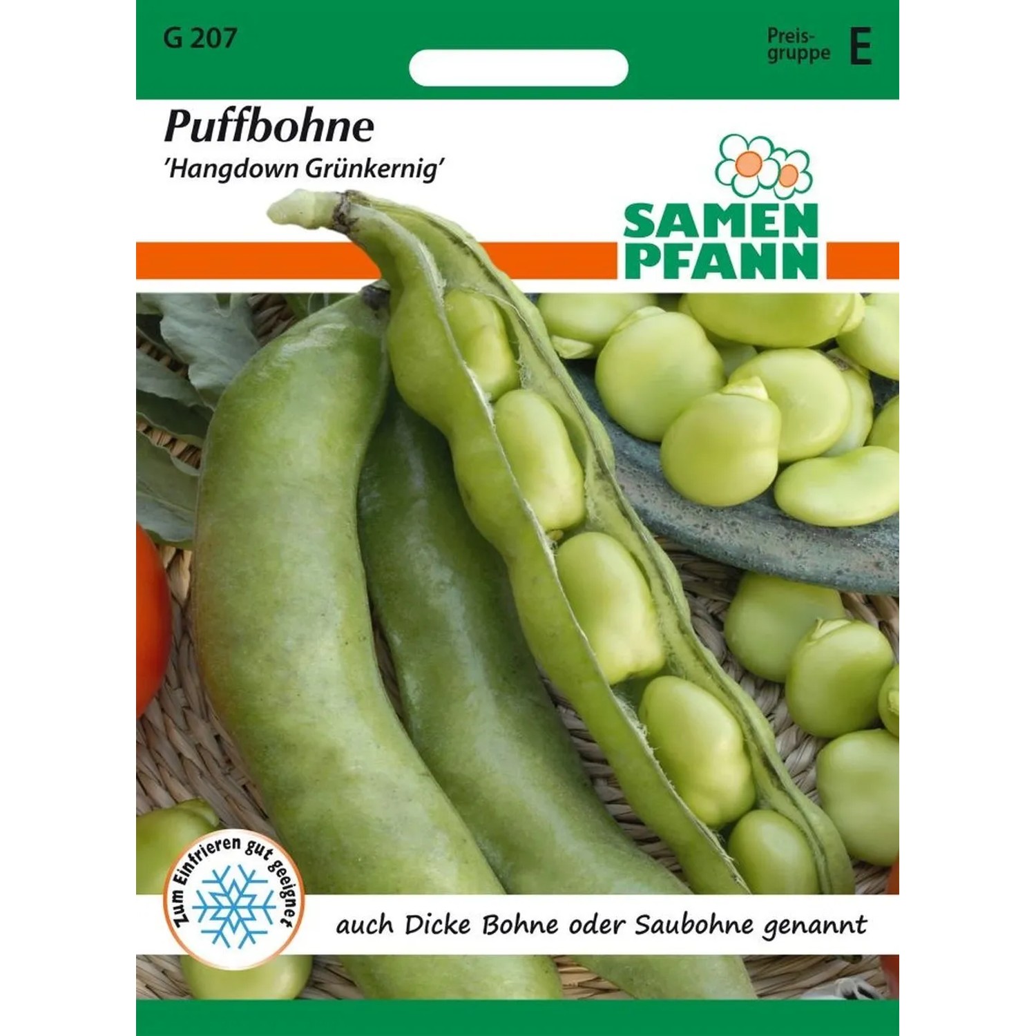 SAMEN PFANN Puffbohne Hangdown