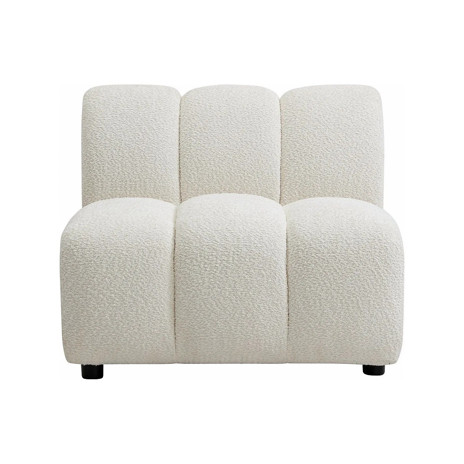 Vente-unique Sessel Mit Gerader Rückenlehne Jutini Gebrochenes Weiß 90 cm