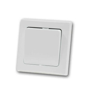 Weißer ChiliTec DELPHI Kreuzschalter für Unterputzmontage, 250V/10A.