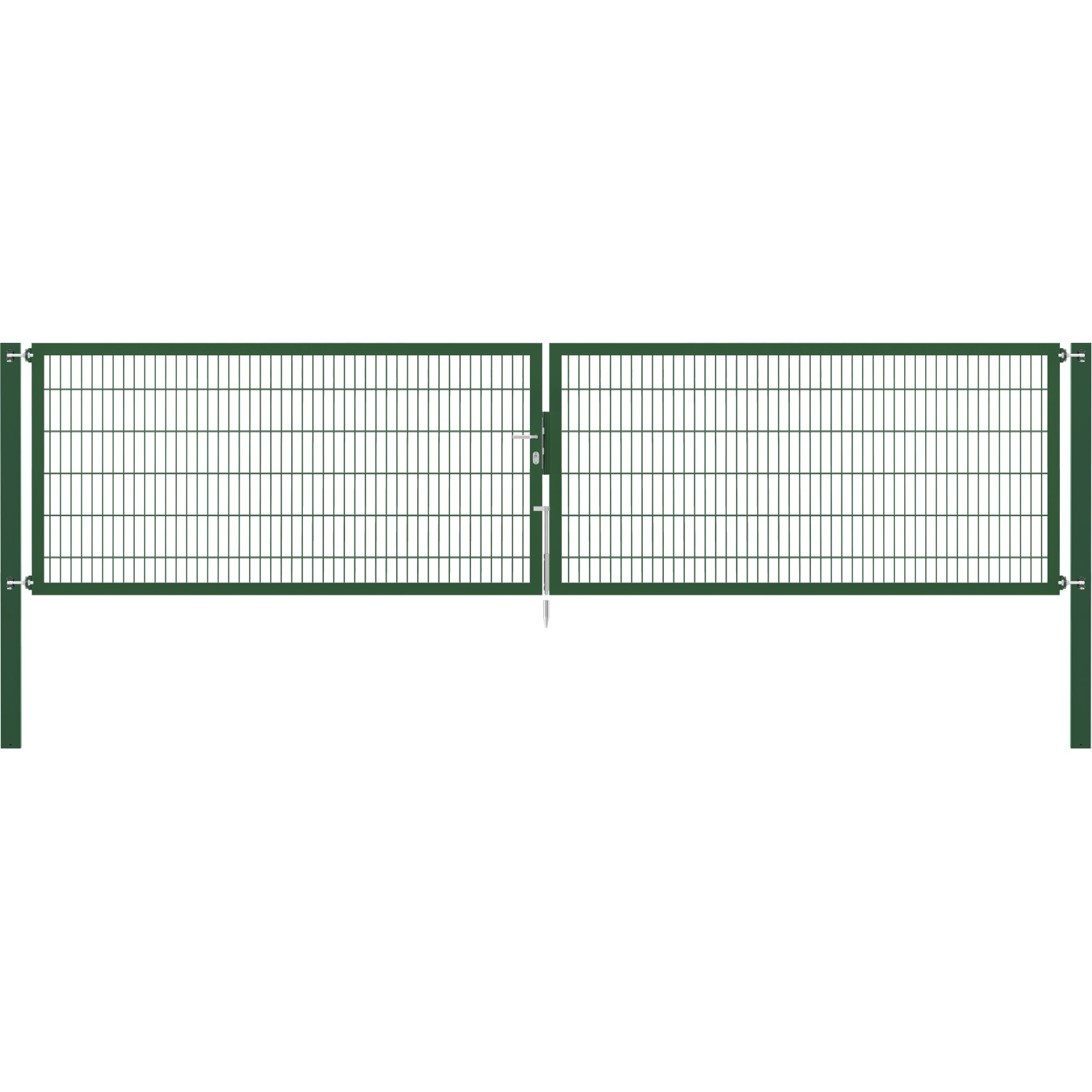 Doppeltor Flexo Plus 500 cm x 120 cm Pfosten 100 cm x 100 cm Grün günstig online kaufen