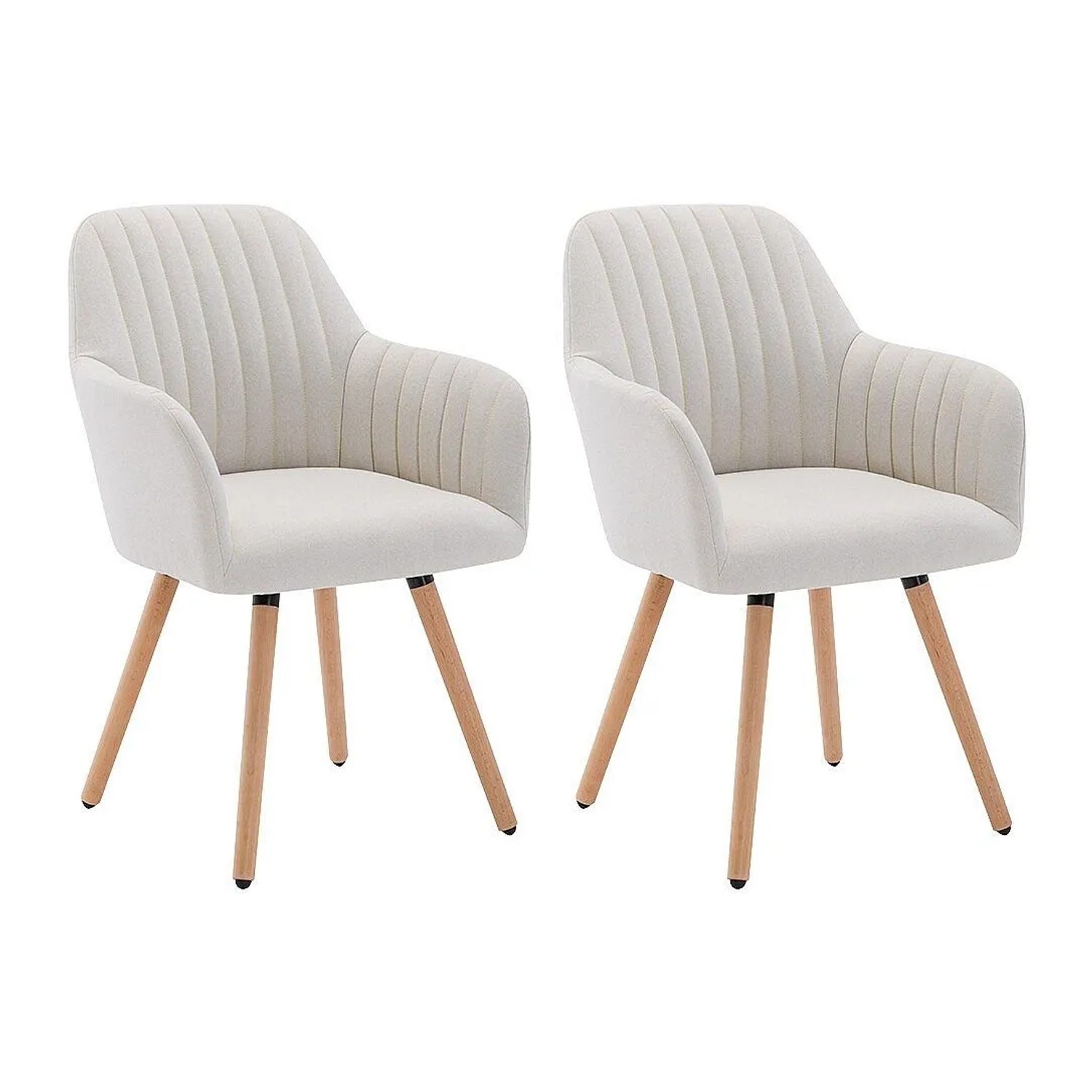 Vente-unique Stuhl Eleana Cremefarben 56 cm