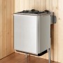 Weka Saunaofen Kompakt 9 kW mit Steinen für Saunahaus Mikkeli.