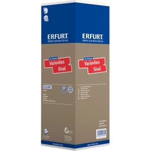 Verpackung der Erfurt Vliestapete Variovlies Sisal Excellent, eine überstreichbare Tapete mit feiner Struktur.