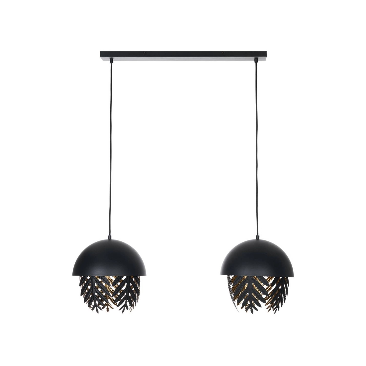 Lucande Pendelleuchte Aparas 9639648 Design Modern in Schwarz aus Metall 2- günstig online kaufen