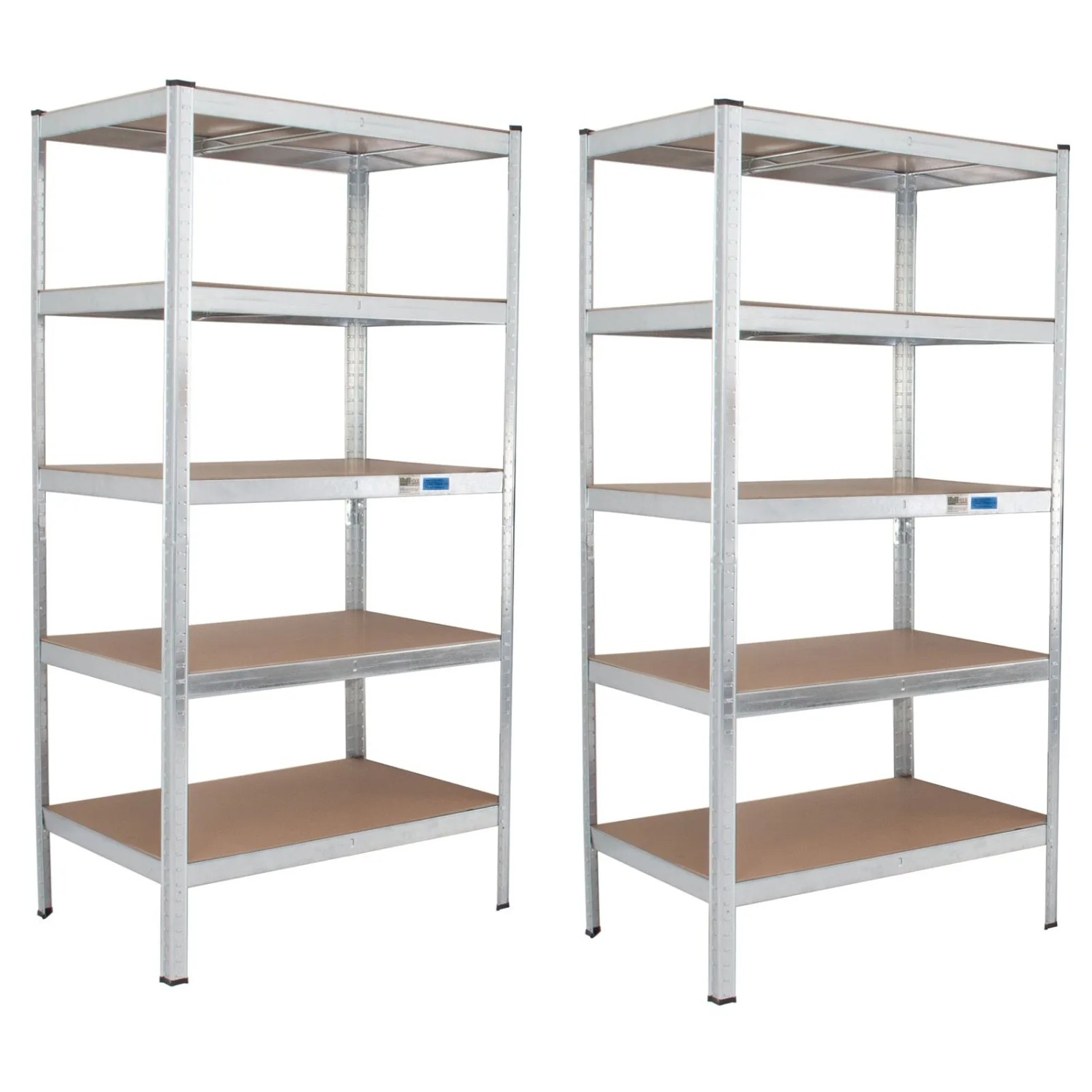 TRUTZHOLM 2x Schwerlastregal 180x90x60cm Lagerregal Traglast Je 875 kg