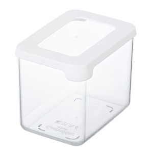 Transparenter SmartStore Vorratsbehälter Vision 0,8 l mit weißem Deckel. Ideal für trockene Lebensmittel.