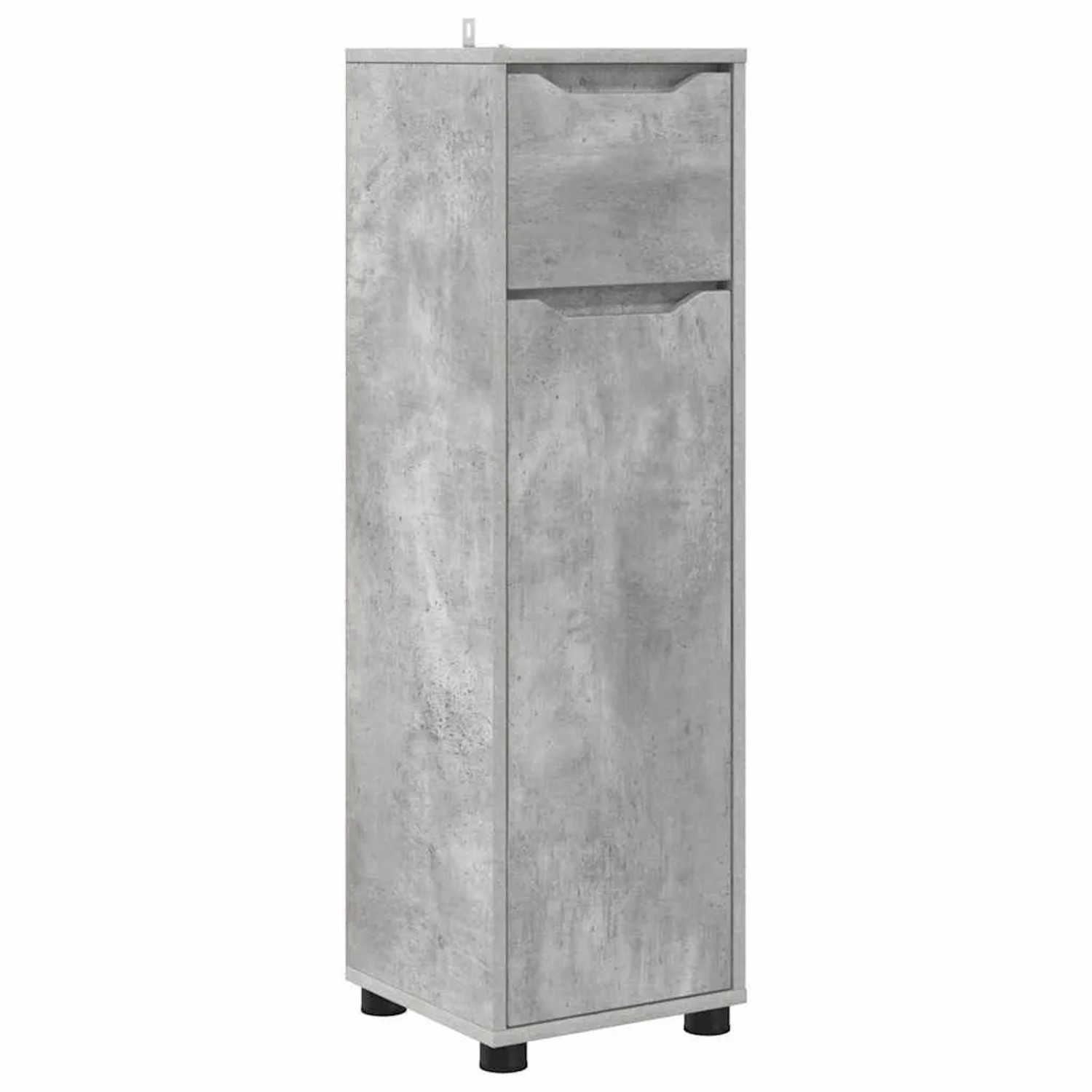 vidaXL Badezimmerschrank Beton Grau 30,5 x 30 x 101 cm Holzwerkstoff 888740 günstig online kaufen