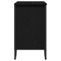 vidaXL Waschbeckenunterschrank in Schwarz Eichen-Optik, 60x35x60 cm.
