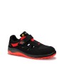 Elten Sicherheitssandale Lonny Red Easy ESD S1P, Größe 42, Arbeitsschuh in Schwarz/Rot.