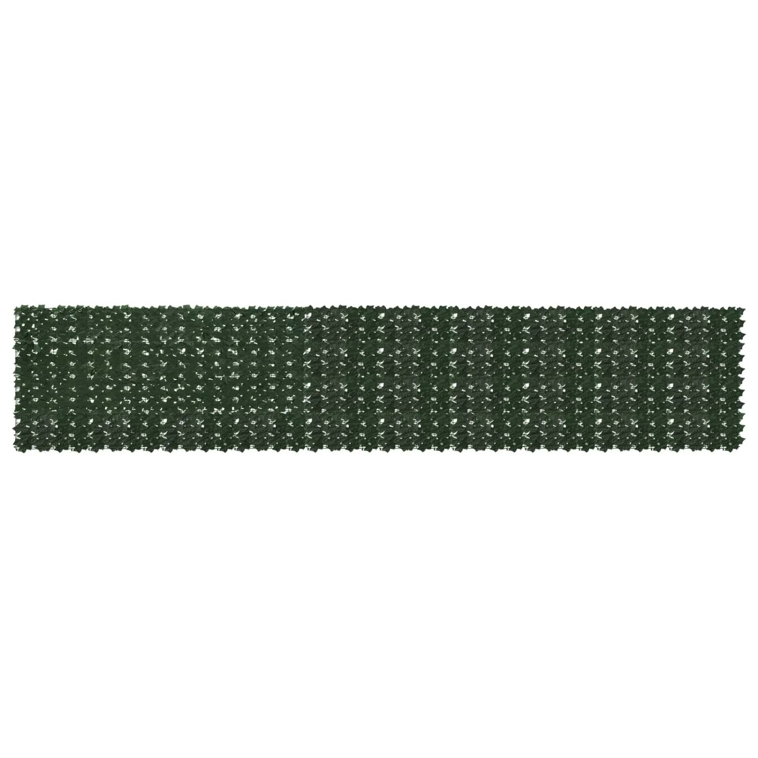 vidaXL Balkonsichtschutz mit Blättern Dunkelgrün 500 x 100 cm 42040630