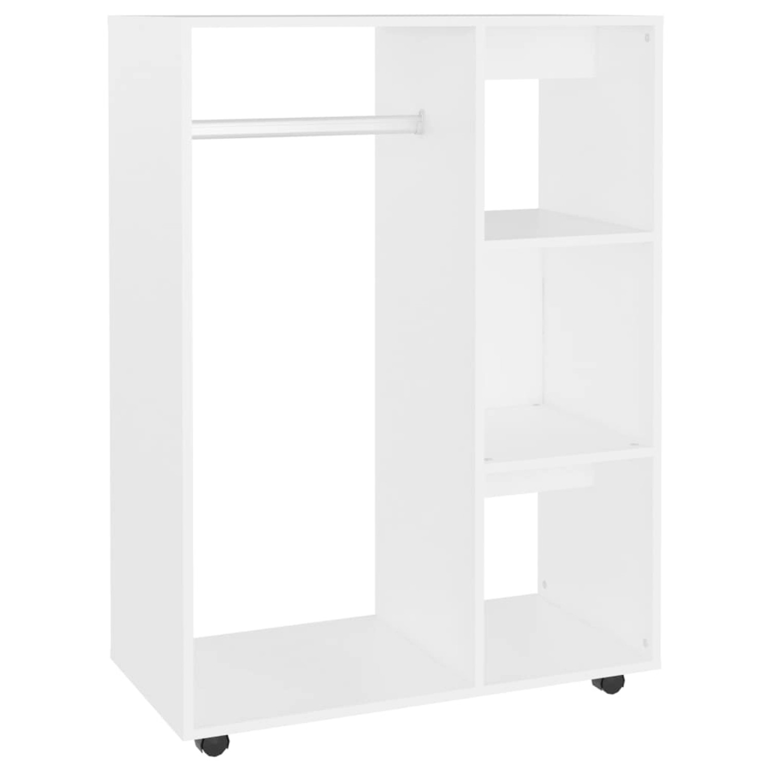 vidaXL Kleiderschrank Weiß 80x40x110 cm Holzwerkstoff günstig online kaufen