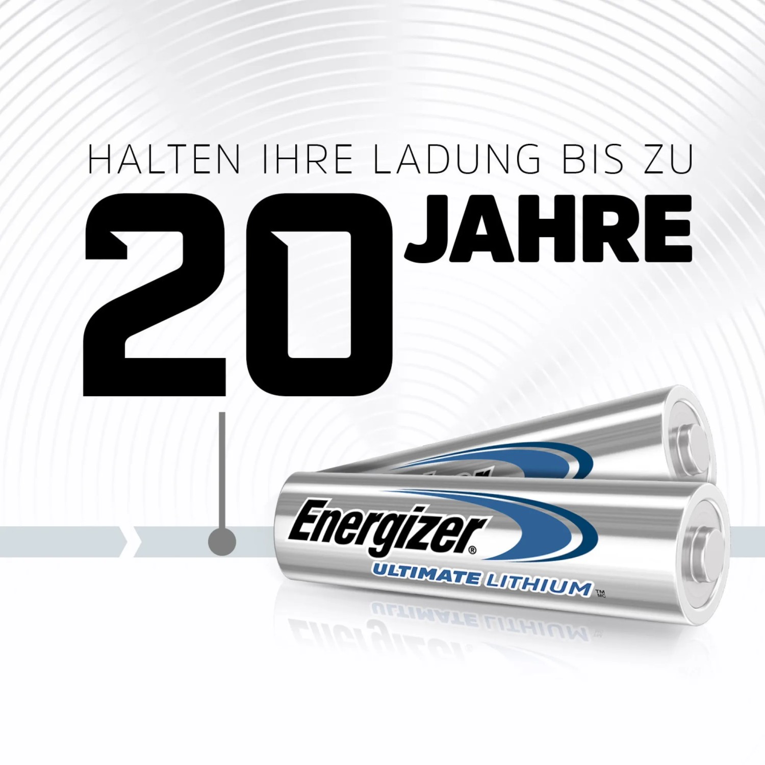 Zwei Energizer Ultimate Lithium AA Batterien, Mignon, langlebig.