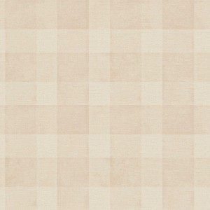 Tadessi Vliestapete in Beige mit dezentem Streifenmuster, das ein kariertes Design bildet. Dekorative Wandgestaltung.