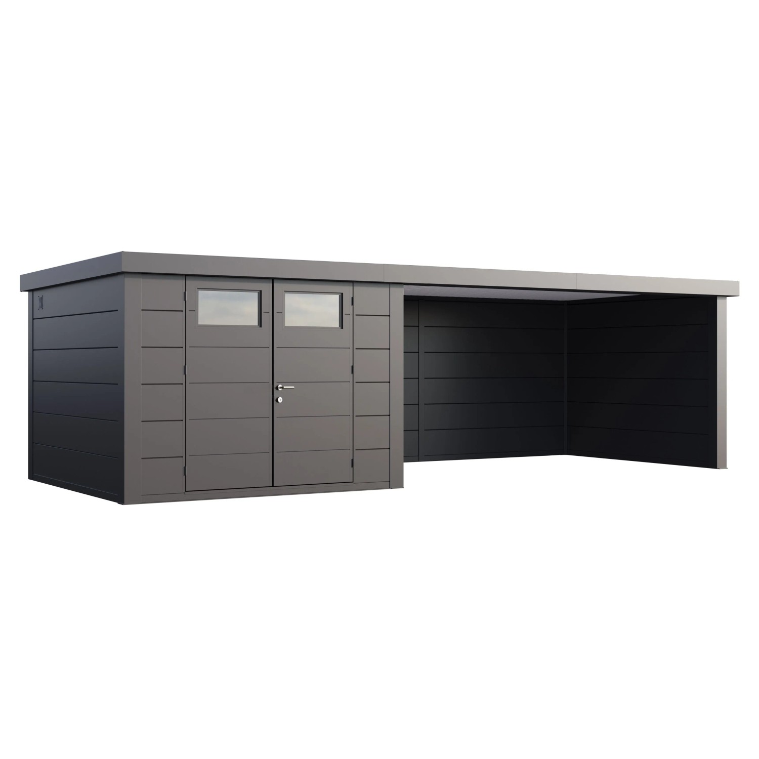 Gerätehaus Classico 3330 Lounge XL Rechts 792 cm x 298 cm Anthrazit günstig online kaufen