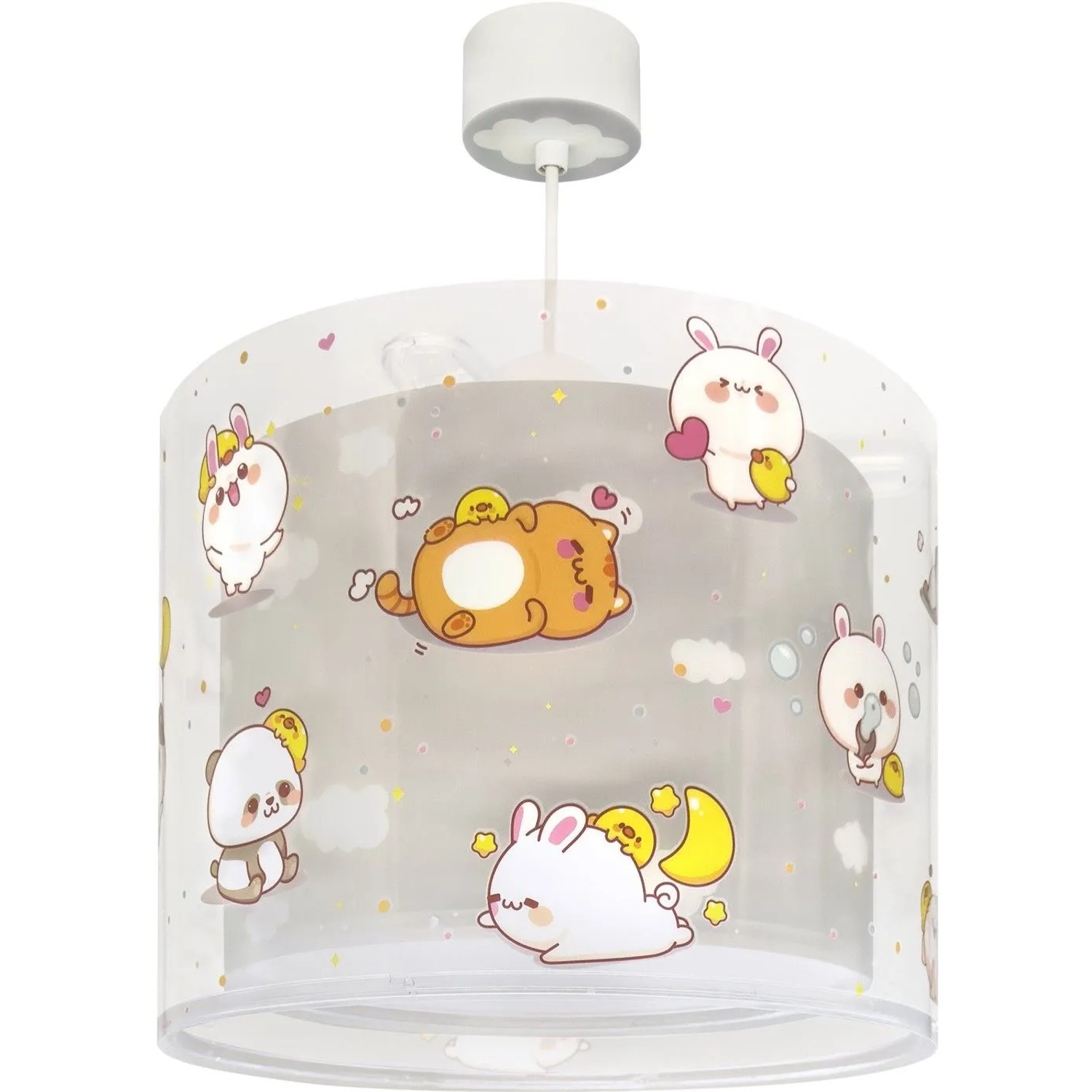 Dalber Kinderzimmer Deckenlampe Kawaii Friends Grau Tiere