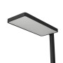Moderne, dimmbare LED-Stehlampe Timon in Schwarz aus Aluminium für das Arbeitszimmer.