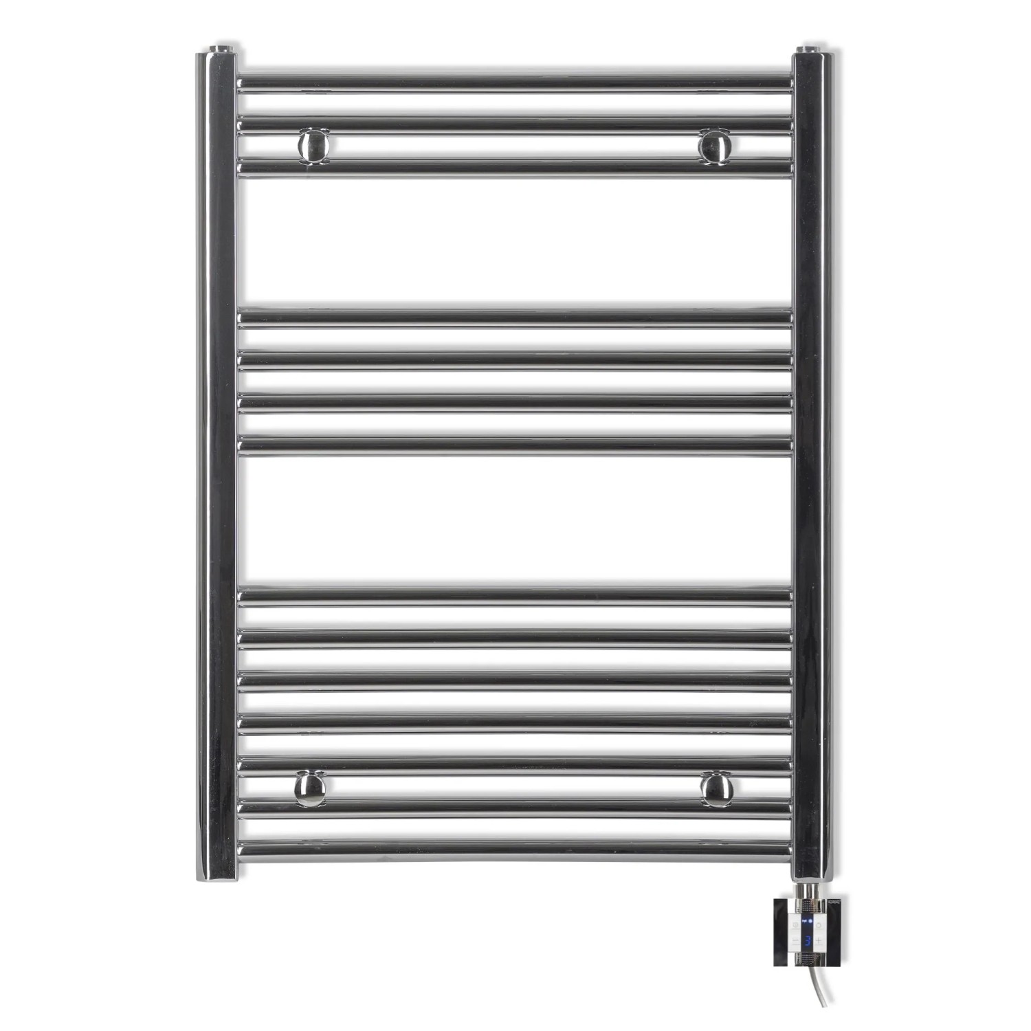 anapont Elektrischer CHROM Badheizkörper 775x600 Handtuchheizkörper  Badheizung Elektrisch Timer Thermostat Handtuchheiz...