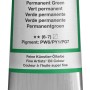 Lukas Studio Ölfarbe Permanentgrün, 37ml Tube für Künstlerbedarf.