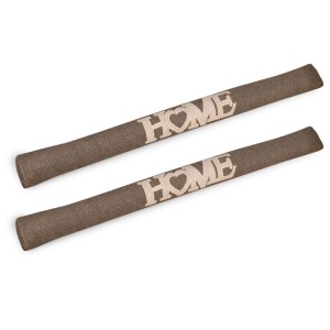 Beautissu Tuuli HE Zugluftstopper 8x100cm Braun 2tlg